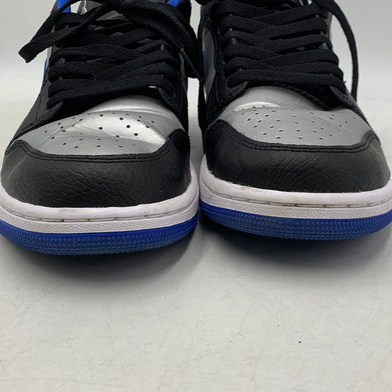 【中古品】【メンズ】 553558-007 AIR JORDAN 1 LOW エア ジョーダン ロー スニーカー 靴 160-260129-kh-07-izu サイズ：28 カラー：BLACK/GAME ROYAL/METALLIC PLATINUM 万代Net店