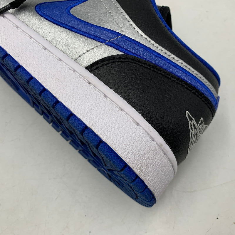 【中古品】【メンズ】 553558-007 AIR JORDAN 1 LOW エア ジョーダン ロー スニーカー 靴 160-260129-kh-07-izu サイズ：28 カラー：BLACK/GAME ROYAL/METALLIC PLATINUM 万代Net店