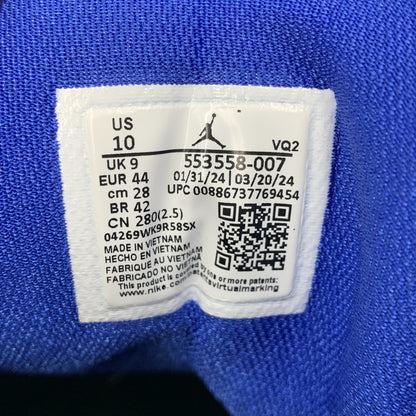 【中古品】【メンズ】 553558-007 AIR JORDAN 1 LOW エア ジョーダン ロー スニーカー 靴 160-260129-kh-07-izu サイズ：28 カラー：BLACK/GAME ROYAL/METALLIC PLATINUM 万代Net店