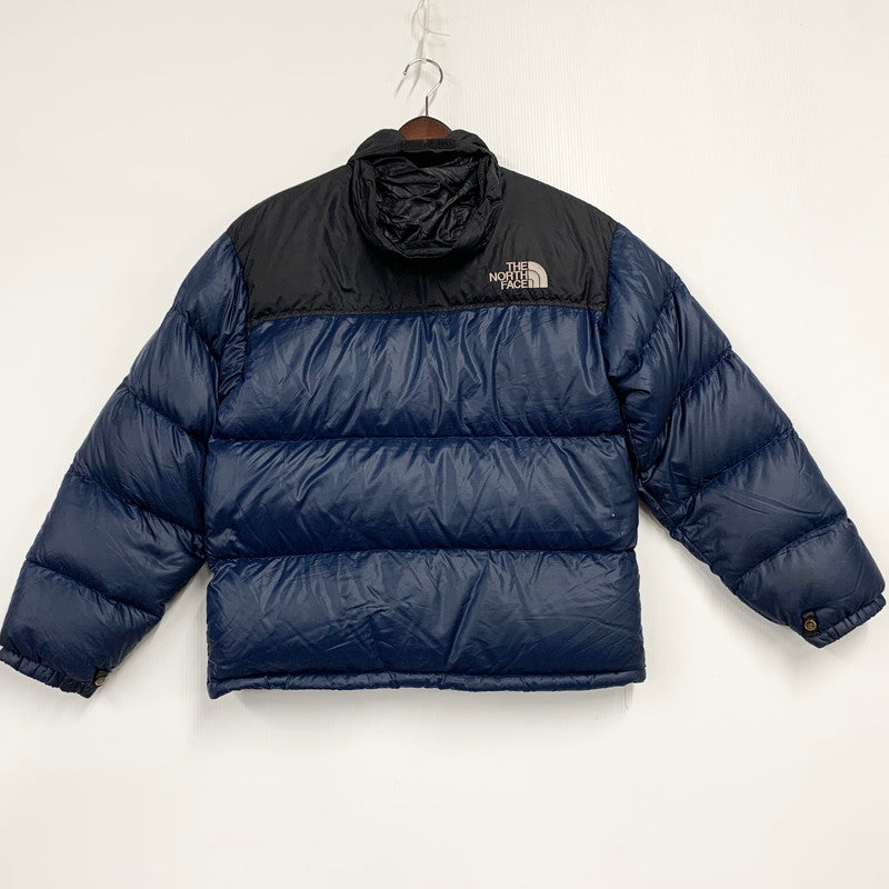 【現状渡し品】【メンズ】 NFD00A62 韓国製 700FILL NUPTSE JACKET ヌプシ ジャケット アウター 144-260122-ya-08-izu サイズ：95（Ｍ） カラー：NAVY/BLACK 万代Net店