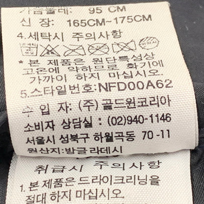 【現状渡し品】【メンズ】 NFD00A62 韓国製 700FILL NUPTSE JACKET ヌプシ ジャケット アウター 144-260122-ya-08-izu サイズ：95（Ｍ） カラー：NAVY/BLACK 万代Net店