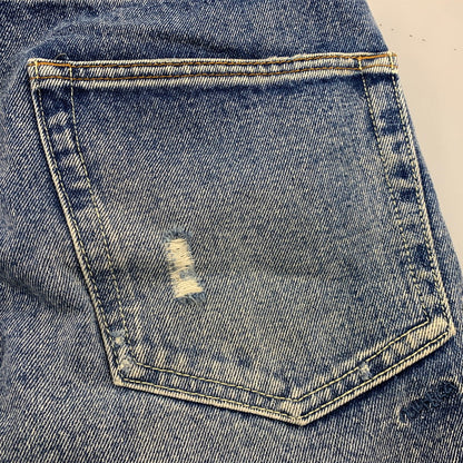 【中古品】【メンズ】 223-1411 BUGGY DENIM PANTS バギーデニムパンツ ボトムス ズボン 158-260126-tt-03-izu サイズ：M カラー：インディゴ 万代Net店