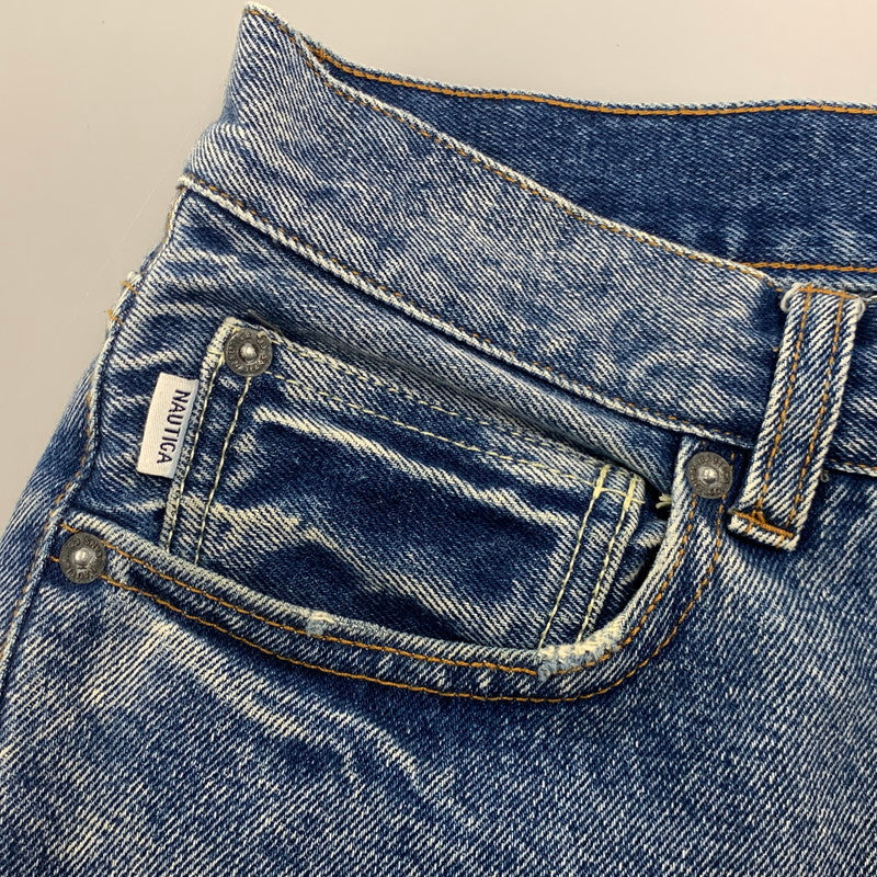 【中古品】【メンズ】 223-1411 BUGGY DENIM PANTS バギーデニムパンツ ボトムス ズボン 158-260126-tt-03-izu サイズ：M カラー：インディゴ 万代Net店