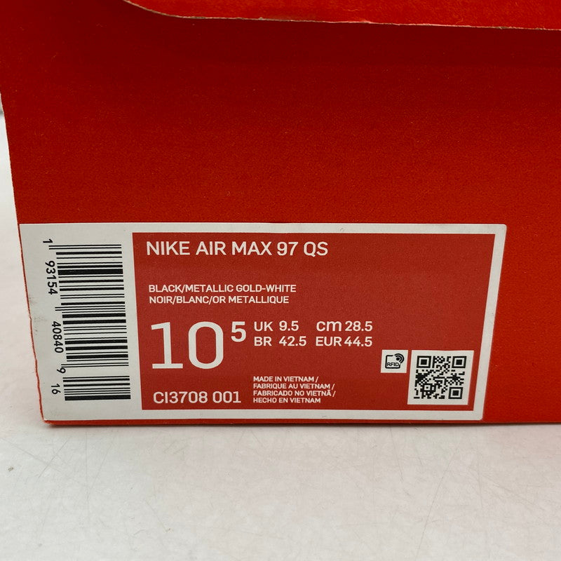 【現状渡し品】【メンズ】 CI3708-001 AIR MAX エアマックス 97 TOKYO トウキョウ 2020 スニーカー シューズ 靴 160-260124-ya-02-izu サイズ：28.5cm カラー：BLACK/METALLIC GOLD-WHITE 万代Net店