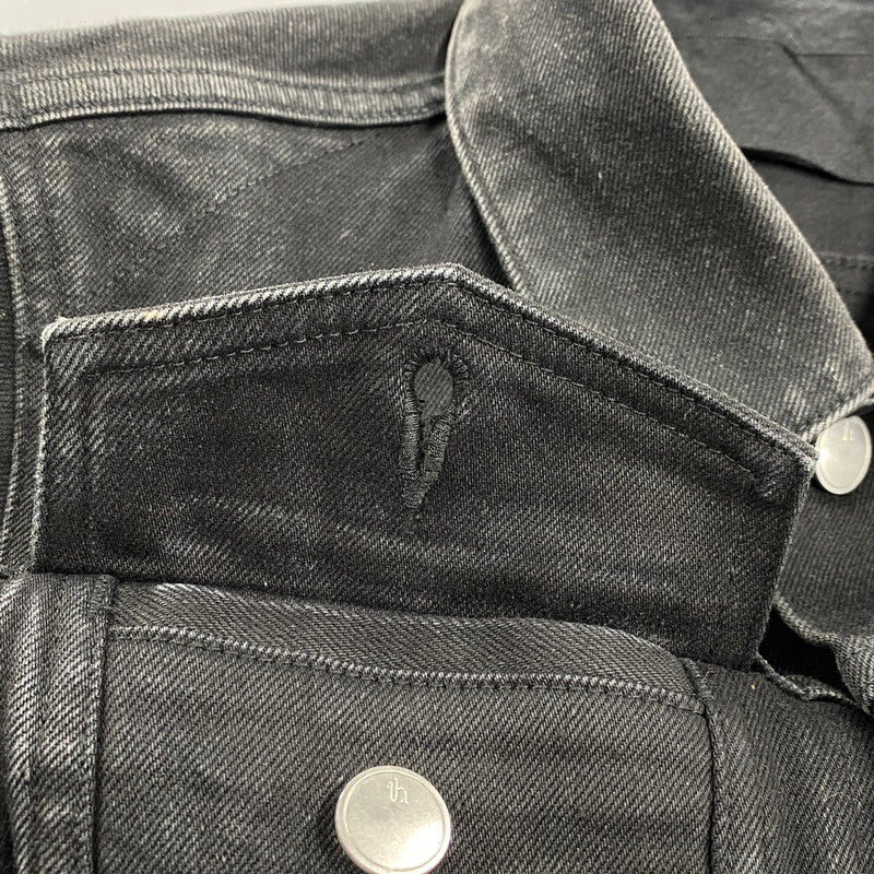 【現状渡し品】【レディース】 TARO HORIUCHI タロウ ホリウチ 2102-JK03C-M208A BLACK DENIM JACKETブラックデニム　アウター 168-260123-mh-05-izu カラー：ブラック 万代Net店