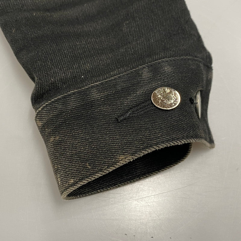 【現状渡し品】【レディース】 TARO HORIUCHI タロウ ホリウチ 2102-JK03C-M208A BLACK DENIM JACKETブラックデニム　アウター 168-260123-mh-05-izu カラー：ブラック 万代Net店