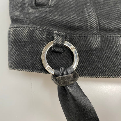 【現状渡し品】【レディース】 TARO HORIUCHI タロウ ホリウチ 2102-JK03C-M208A BLACK DENIM JACKETブラックデニム　アウター 168-260123-mh-05-izu カラー：ブラック 万代Net店