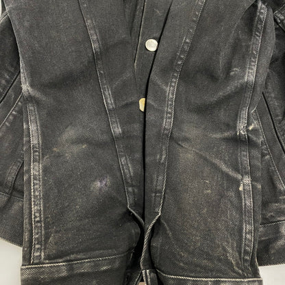 【現状渡し品】【レディース】 TARO HORIUCHI タロウ ホリウチ 2102-JK03C-M208A BLACK DENIM JACKETブラックデニム　アウター 168-260123-mh-05-izu カラー：ブラック 万代Net店