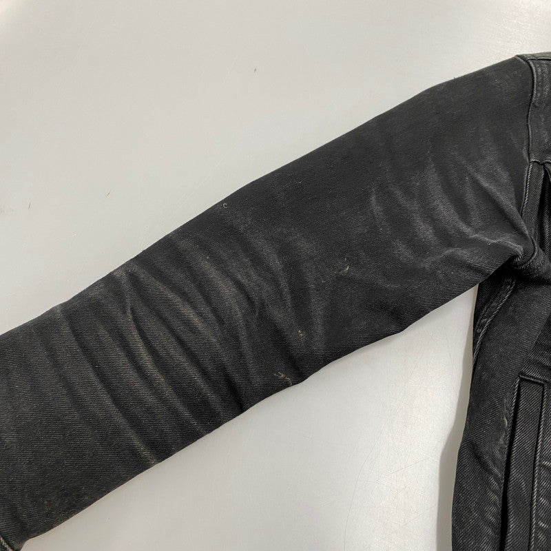 【現状渡し品】【レディース】 TARO HORIUCHI タロウ ホリウチ 2102-JK03C-M208A BLACK DENIM JACKETブラックデニム　アウター 168-260123-mh-05-izu カラー：ブラック 万代Net店