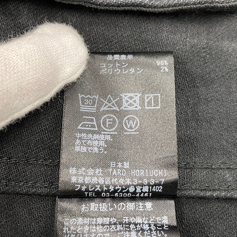 【現状渡し品】【レディース】 TARO HORIUCHI タロウ ホリウチ 2102-JK03C-M208A BLACK DENIM JACKETブラックデニム　アウター 168-260123-mh-05-izu カラー：ブラック 万代Net店