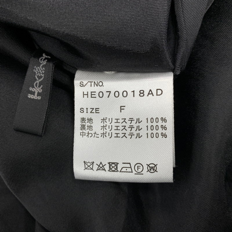 【中古品】【レディース】 HEATHER ヘザー HE070018AD ボリュームギャザー ブルゾン アウター 170-260127-cs-14-izu サイズ：F カラー：ブラック 万代Net店