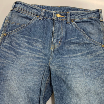 【中古品】【レディース】 SINGLE KNEE DENIM PAINTER PANT シングルニーデニムペインターパンツ ボトムス ズボン 168-260126-tt-02-izu サイズ：27×30 カラー：インディゴ 万代Net店