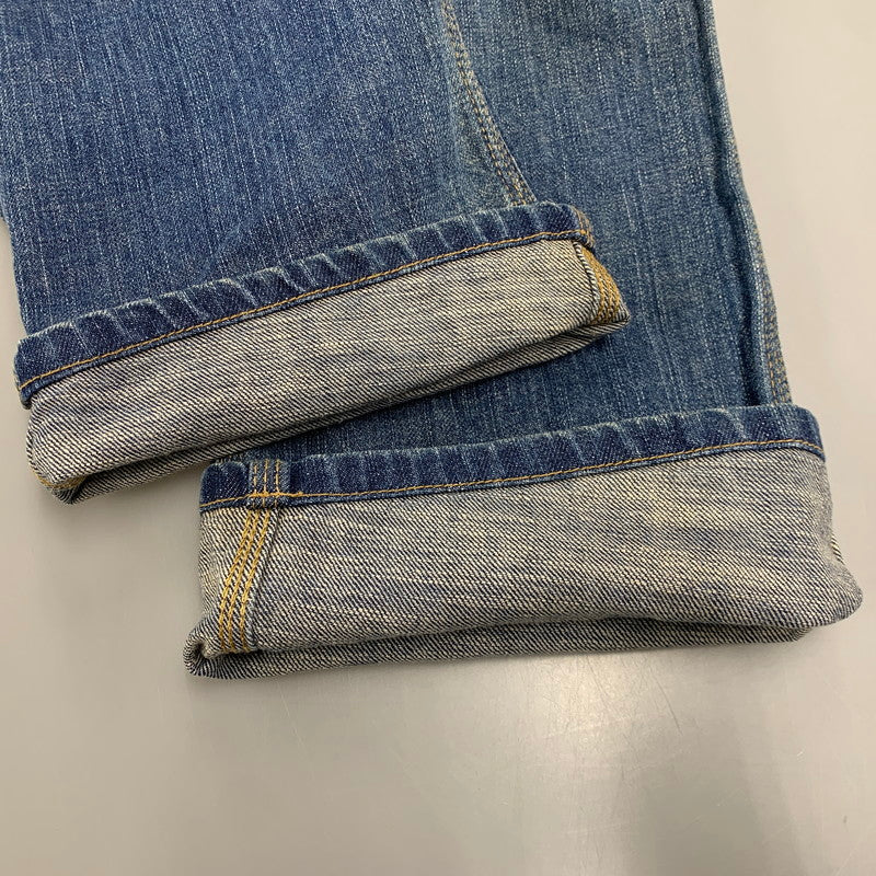 【中古品】【レディース】 SINGLE KNEE DENIM PAINTER PANT シングルニーデニムペインターパンツ ボトムス ズボン 168-260126-tt-02-izu サイズ：27×30 カラー：インディゴ 万代Net店