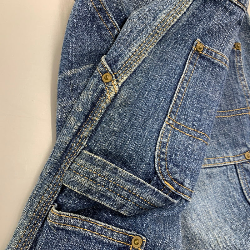 【中古品】【レディース】 SINGLE KNEE DENIM PAINTER PANT シングルニーデニムペインターパンツ ボトムス ズボン 168-260126-tt-02-izu サイズ：27×30 カラー：インディゴ 万代Net店