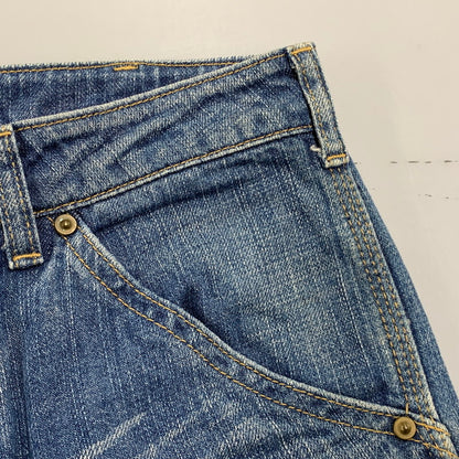 【中古品】【レディース】 SINGLE KNEE DENIM PAINTER PANT シングルニーデニムペインターパンツ ボトムス ズボン 168-260126-tt-02-izu サイズ：27×30 カラー：インディゴ 万代Net店