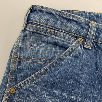 【中古品】【レディース】 SINGLE KNEE DENIM PAINTER PANT シングルニーデニムペインターパンツ ボトムス ズボン 168-260126-tt-02-izu サイズ：27×30 カラー：インディゴ 万代Net店