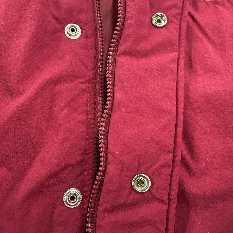 【現状渡し品】【メンズ】 STARTER × NFL スターター バイ エヌエフエル90S 台湾製"REDSKINS"レッドスキンズ NYLON HOODED DOWN JACKET ナイロン フーデッド ダウン ジャケット アウター 146-260123-mh-02-izu サイズ：L カラー：ワインレッド/イエロー 万代Net店