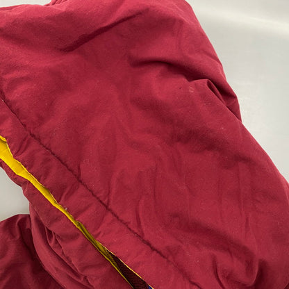 【現状渡し品】【メンズ】 STARTER × NFL スターター バイ エヌエフエル90S 台湾製"REDSKINS"レッドスキンズ NYLON HOODED DOWN JACKET ナイロン フーデッド ダウン ジャケット アウター 146-260123-mh-02-izu サイズ：L カラー：ワインレッド/イエロー 万代Net店