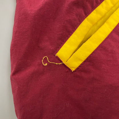 【現状渡し品】【メンズ】 STARTER × NFL スターター バイ エヌエフエル90S 台湾製"REDSKINS"レッドスキンズ NYLON HOODED DOWN JACKET ナイロン フーデッド ダウン ジャケット アウター 146-260123-mh-02-izu サイズ：L カラー：ワインレッド/イエロー 万代Net店