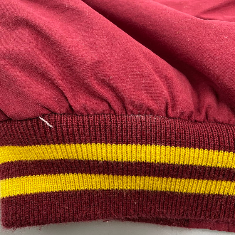 【現状渡し品】【メンズ】 STARTER × NFL スターター バイ エヌエフエル90S 台湾製"REDSKINS"レッドスキンズ NYLON HOODED DOWN JACKET ナイロン フーデッド ダウン ジャケット アウター 146-260123-mh-02-izu サイズ：L カラー：ワインレッド/イエロー 万代Net店