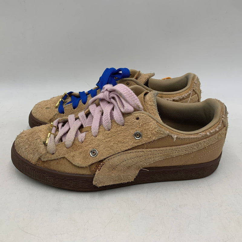 【現状渡し品】【レディース】 PUMA × X-GIRL プーマ×エックスガール 396251-02 WOMEN'S SUEDE ウィメンズ スエード シューズ スニーカー 靴 166-260127-cs-13-izu サイズ：24.5ｃｍ カラー：DUSTY TAN TOASTED ALMOND 万代Net店