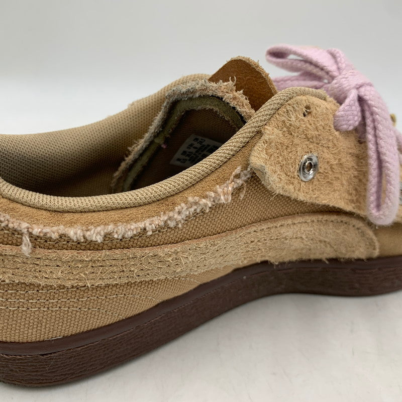 【現状渡し品】【レディース】 PUMA × X-GIRL プーマ×エックスガール 396251-02 WOMEN'S SUEDE ウィメンズ スエード シューズ スニーカー 靴 166-260127-cs-13-izu サイズ：24.5ｃｍ カラー：DUSTY TAN TOASTED ALMOND 万代Net店