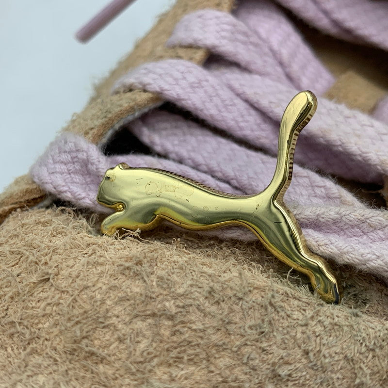【現状渡し品】【レディース】 PUMA × X-GIRL プーマ×エックスガール 396251-02 WOMEN'S SUEDE ウィメンズ スエード シューズ スニーカー 靴 166-260127-cs-13-izu サイズ：24.5ｃｍ カラー：DUSTY TAN TOASTED ALMOND 万代Net店