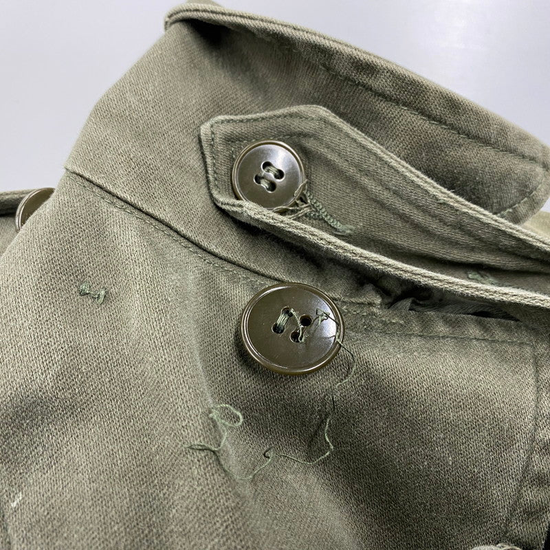 【現状渡し品】【メンズ】 FRENCH MILITARY フレンチ ミリタリー 75年製 70S M-64 FIELD JAKET フィールド ジャケット アウター 146-260127-cs-15-izu サイズ：92C カラー：カーキ 万代Net店