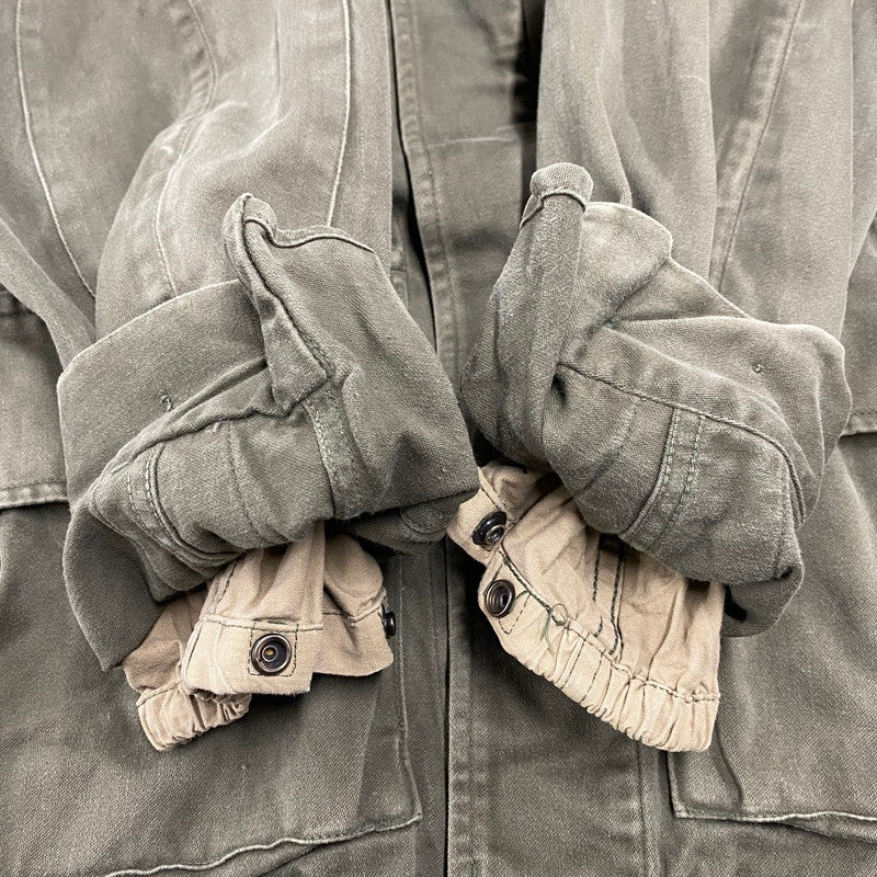 【現状渡し品】【メンズ】 FRENCH MILITARY フレンチ ミリタリー 75年製 70S M-64 FIELD JAKET フィールド ジャケット アウター 146-260127-cs-15-izu サイズ：92C カラー：カーキ 万代Net店