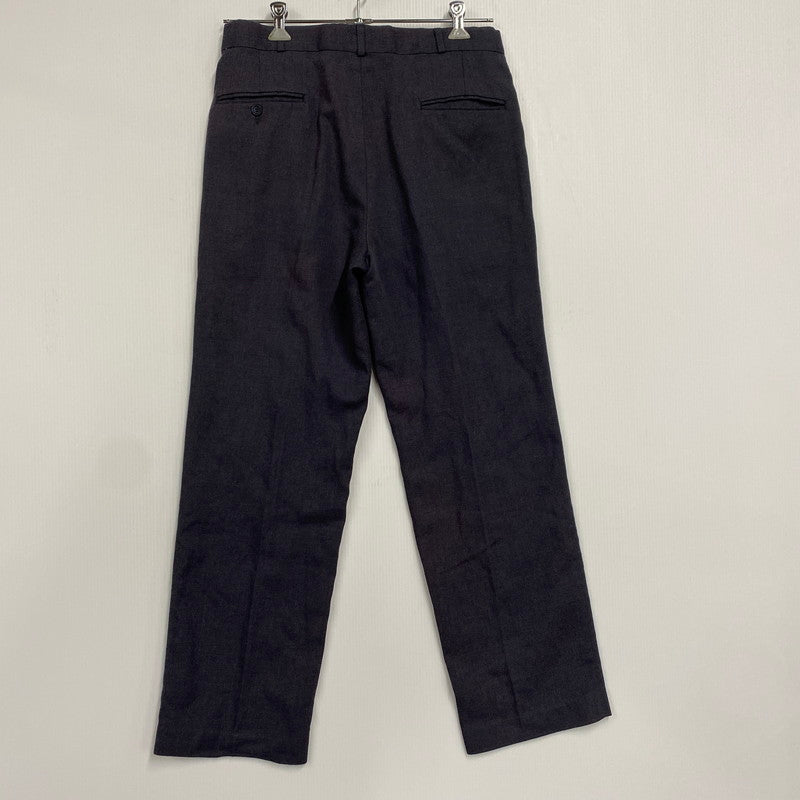 【中古品】【メンズ】 RAINY DAY WOOLS 2-TUCK WOOL SLACKS PANTS 2タック ウール スラックス パンツ ボトムス 157-260126-as-02-izu サイズ：33×30 カラー：ネイビー系 万代Net店