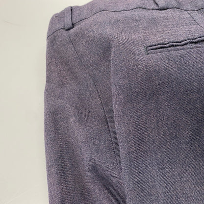 【中古品】【メンズ】 RAINY DAY WOOLS 2-TUCK WOOL SLACKS PANTS 2タック ウール スラックス パンツ ボトムス 157-260126-as-02-izu サイズ：33×30 カラー：ネイビー系 万代Net店