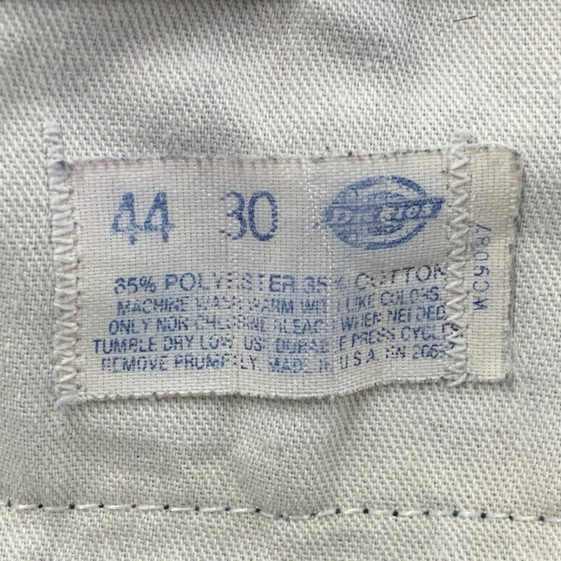 【中古品】【メンズ】 80S チビタグ USA製 WORK PANTS ワーク パンツ ボトムス ズボン 157-260124-cs-07-izu サイズ：44×30 カラー：ブラック 万代Net店