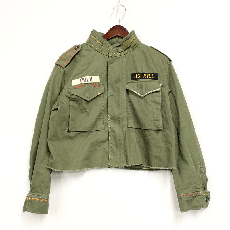【中古美品】【メンズ】 ボクシーフィット デストロイドヘム フィールドジャケット アウター 147-260124-cs-12-izu サイズ：S カラー：カーキ 万代Net店