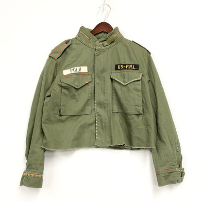 【中古美品】【メンズ】 ボクシーフィット デストロイドヘム フィールドジャケット アウター 147-260124-cs-12-izu サイズ：S カラー：カーキ 万代Net店