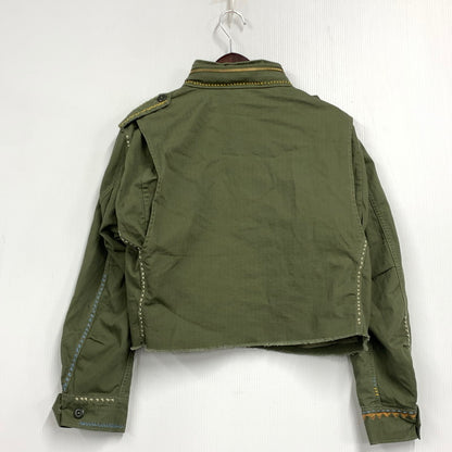 【中古美品】【メンズ】 ボクシーフィット デストロイドヘム フィールドジャケット アウター 147-260124-cs-12-izu サイズ：S カラー：カーキ 万代Net店