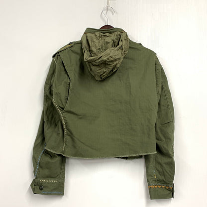 【中古美品】【メンズ】 ボクシーフィット デストロイドヘム フィールドジャケット アウター 147-260124-cs-12-izu サイズ：S カラー：カーキ 万代Net店