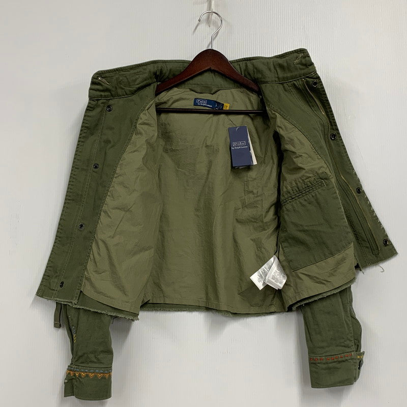 【中古美品】【メンズ】 ボクシーフィット デストロイドヘム フィールドジャケット アウター 147-260124-cs-12-izu サイズ：S カラー：カーキ 万代Net店