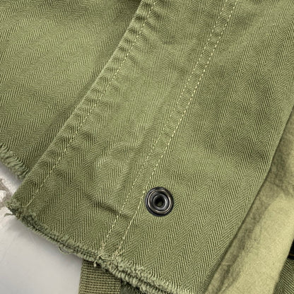 【中古美品】【メンズ】 ボクシーフィット デストロイドヘム フィールドジャケット アウター 147-260124-cs-12-izu サイズ：S カラー：カーキ 万代Net店