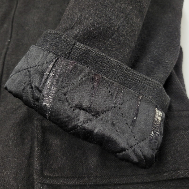 【現状渡し品】【メンズ】 STEINBOCK スタインボック イタリア製 SOUTIEN COLLAR COAT ステンカラーコートアウター 146-260125-tt-05-izu サイズ：50 カラー：ブラック 万代Net店