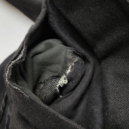 【現状渡し品】【メンズ】 STEINBOCK スタインボック イタリア製 SOUTIEN COLLAR COAT ステンカラーコートアウター 146-260125-tt-05-izu サイズ：50 カラー：ブラック 万代Net店