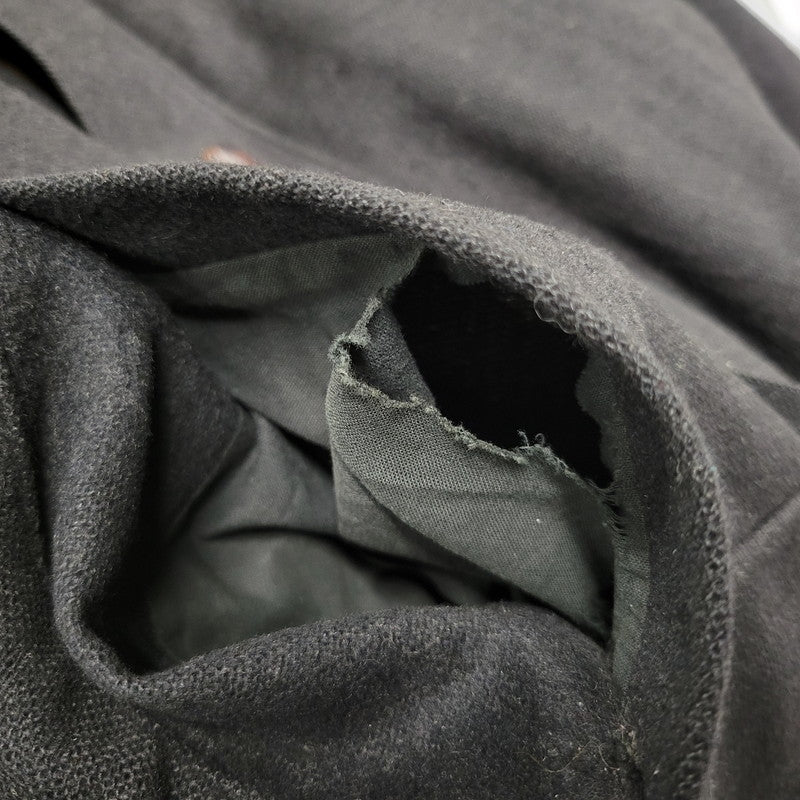 【現状渡し品】【メンズ】 STEINBOCK スタインボック イタリア製 SOUTIEN COLLAR COAT ステンカラーコートアウター 146-260125-tt-05-izu サイズ：50 カラー：ブラック 万代Net店