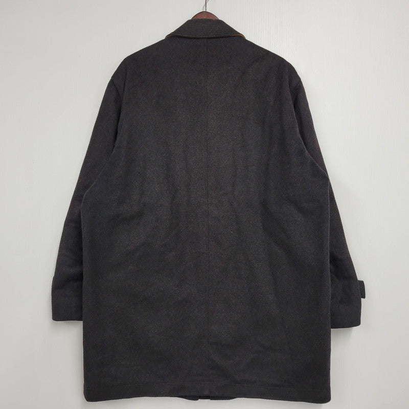 【現状渡し品】【メンズ】 STEINBOCK スタインボック イタリア製 SOUTIEN COLLAR COAT ステンカラーコートアウター 146-260125-tt-05-izu サイズ：50 カラー：ブラック 万代Net店
