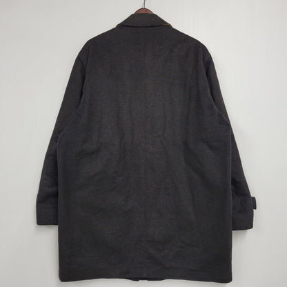 【現状渡し品】【メンズ】 STEINBOCK スタインボック イタリア製 SOUTIEN COLLAR COAT ステンカラーコートアウター 146-260125-tt-05-izu サイズ：50 カラー：ブラック 万代Net店