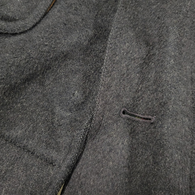 【現状渡し品】【メンズ】 STEINBOCK スタインボック イタリア製 SOUTIEN COLLAR COAT ステンカラーコートアウター 146-260125-tt-05-izu サイズ：50 カラー：ブラック 万代Net店