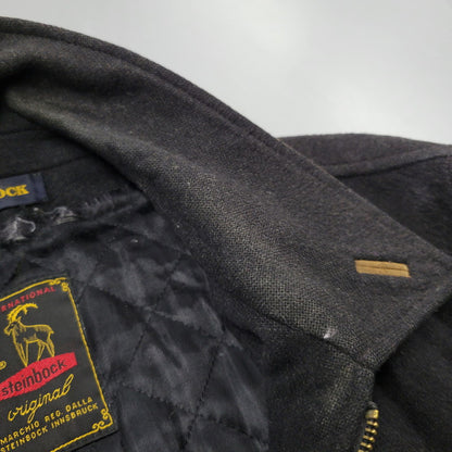 【現状渡し品】【メンズ】 STEINBOCK スタインボック イタリア製 SOUTIEN COLLAR COAT ステンカラーコートアウター 146-260125-tt-05-izu サイズ：50 カラー：ブラック 万代Net店