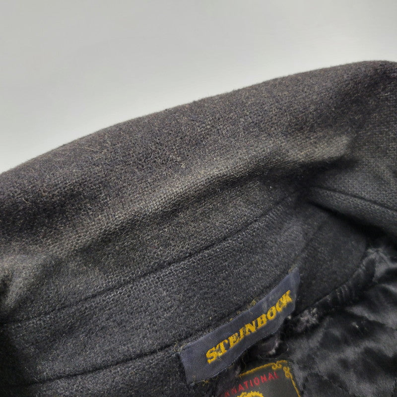 【現状渡し品】【メンズ】 STEINBOCK スタインボック イタリア製 SOUTIEN COLLAR COAT ステンカラーコートアウター 146-260125-tt-05-izu サイズ：50 カラー：ブラック 万代Net店