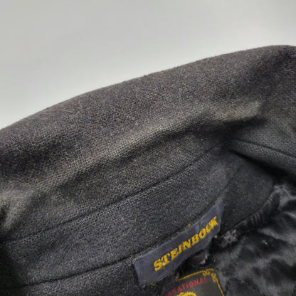 【現状渡し品】【メンズ】 STEINBOCK スタインボック イタリア製 SOUTIEN COLLAR COAT ステンカラーコートアウター 146-260125-tt-05-izu サイズ：50 カラー：ブラック 万代Net店
