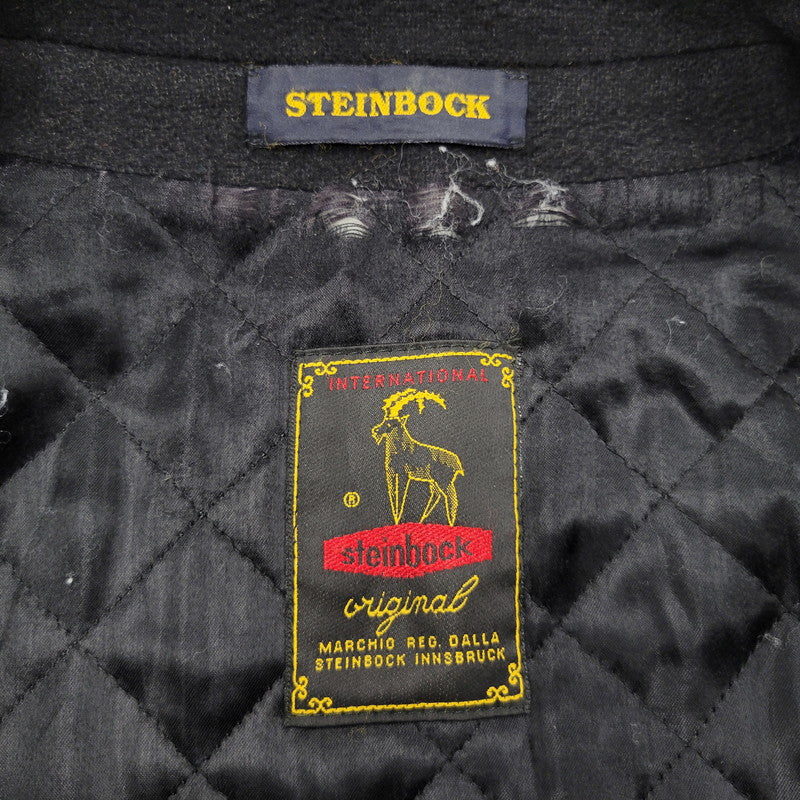【現状渡し品】【メンズ】 STEINBOCK スタインボック イタリア製 SOUTIEN COLLAR COAT ステンカラーコートアウター 146-260125-tt-05-izu サイズ：50 カラー：ブラック 万代Net店