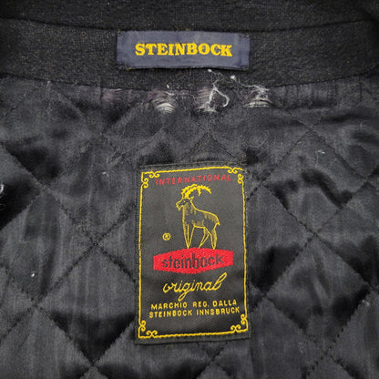 【現状渡し品】【メンズ】 STEINBOCK スタインボック イタリア製 SOUTIEN COLLAR COAT ステンカラーコートアウター 146-260125-tt-05-izu サイズ：50 カラー：ブラック 万代Net店