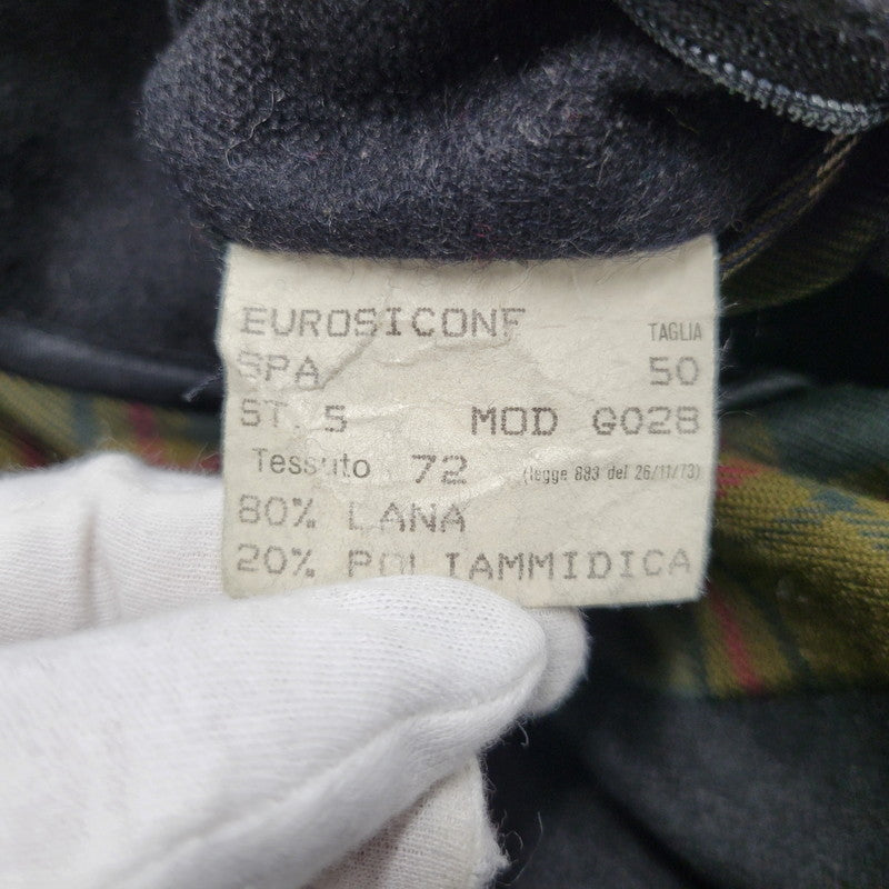【現状渡し品】【メンズ】 STEINBOCK スタインボック イタリア製 SOUTIEN COLLAR COAT ステンカラーコートアウター 146-260125-tt-05-izu サイズ：50 カラー：ブラック 万代Net店